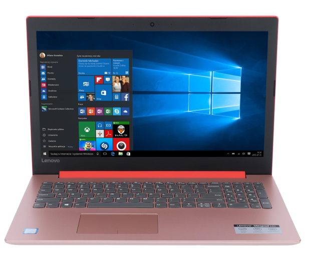 Lenovo Ideapad 330-15 i3-8130U/4GB/1TB/Win10 Czerwony - 468371 - zdjęcie 3